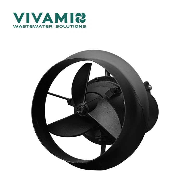 Cast iron submersible mixer